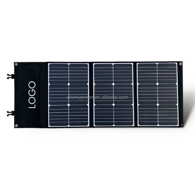 CE de carga ROHS ISO9001 del doblez del doblez 5 del panel solar 3 del plegamiento de 60w 100w