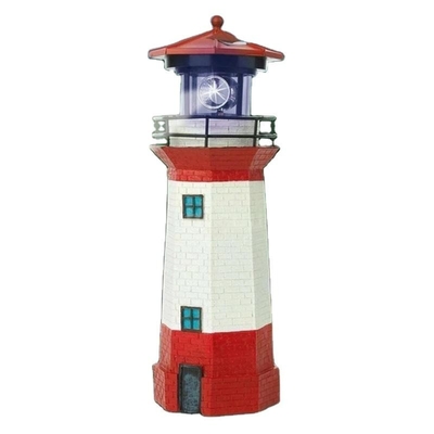 Luz solar 1.2V de Solar Powered Lighthouse de la cerca del jardín de la luz del regalo de la estatuilla LED