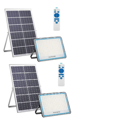 6500K la prenda impermeable solar IP67 50w de la luz de inundación de 50 vatios llevó el reflector 3.7V blanco fresco 1500mAh