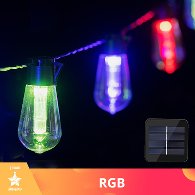 Las luces al aire libre de la secuencia del LED con los bulbos inastillables cultivan un huerto las luces colgantes del patio trasero