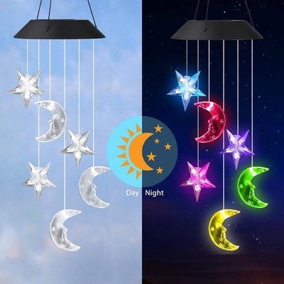 El jardín solar de DC6V LED enciende el carillón de viento del colibrí 80lm