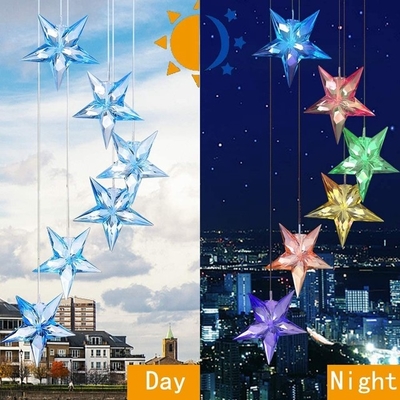 El jardín solar de DC6V LED enciende el carillón de viento del colibrí 80lm