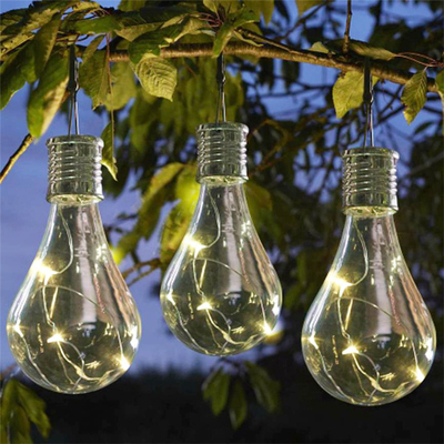 luces solares del jardín de 50lm LED para la decoración del árbol de navidad