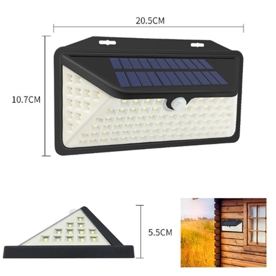 radio accionada solar de la luz de la pared del sensor de movimiento 240V LED fuera de luces de la pared de la seguridad