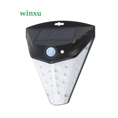 Luz accionada solar granangular grande 2700K de la pared de 42led LED para el patio del jardín