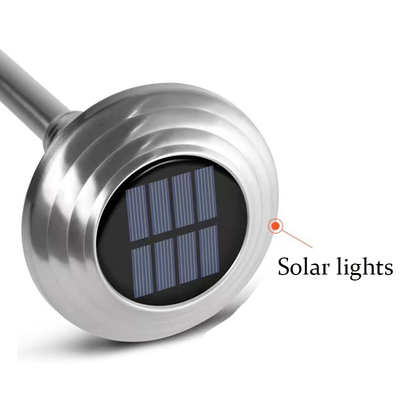 El jardín solar al aire libre del LED enciende luces solares más brillantes multicoloras de la trayectoria 80lm