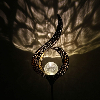 La luna solar Sun de la decoración de las luces del jardín del patio al aire libre LED protagoniza la luz impermeable de la noche