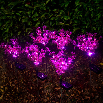 El jardín solar del Phalaenopsis LED enciende pequeños Wildflowers ajardina la luz del césped del jardín
