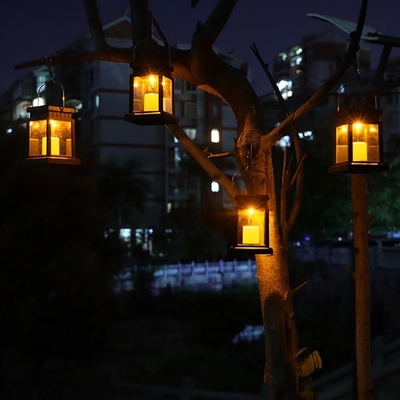 Aprisa instale la vela solar decorativa enciende el blanco caliente colgante al aire libre IP65