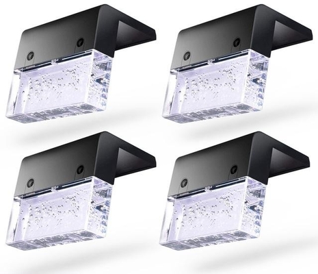La escalera al aire libre de las luces solares blancas calientes de la cubierta IP65 cerca luces llevadas accionadas solares de la cubierta 2700K