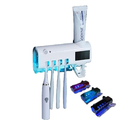 Lámpara UVC recargable 1200mAh del cepillo de dientes del esterilizador del cepillo de dientes de la caja ultravioleta del tenedor