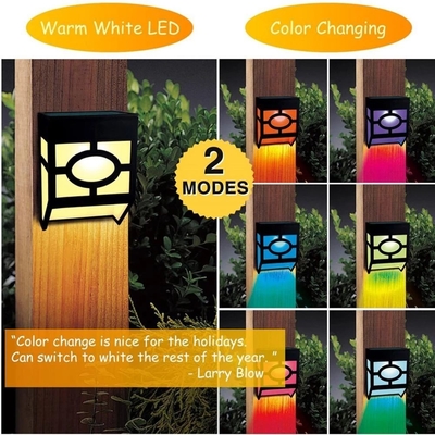 El jardín solar de Waterproof Wall Mounted de la cerca enciende luces de la noche 2700K