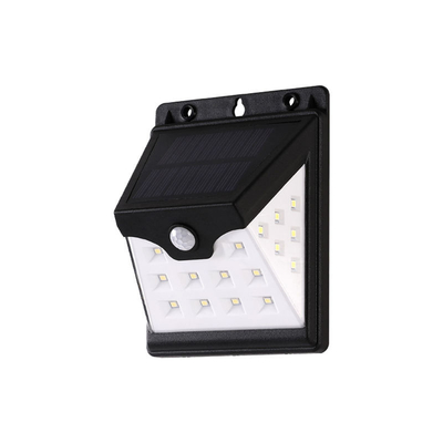 ABS accionado solar elegante 3.7V de la luz 22 LED de la pared del sensor de movimiento LED