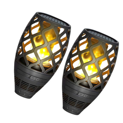 Altavoz amplificado solar de baile IP65 3watts de la linterna de la llama que centellea