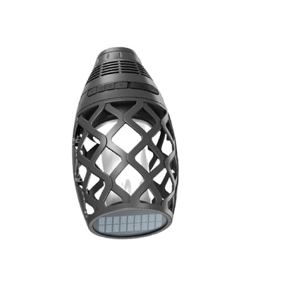 3 vatios del altavoz amplificado que destella LED de luz que acampa solar portátil del jardín