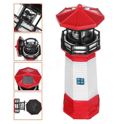 Luz solar del faro al aire libre inteligente de la inducción de la decoración con la luz giratoria