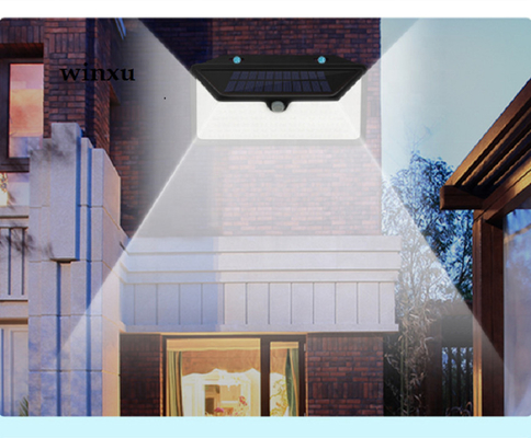 La pared exterior accionada solar de la calle casera enciende IP65 la prenda impermeable 102led 5.5V/0.88W