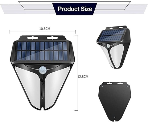 Luz accionada solar 6000K de la pared de la radio LED del garaje de la yarda de DC6V con 3 modos a elección
