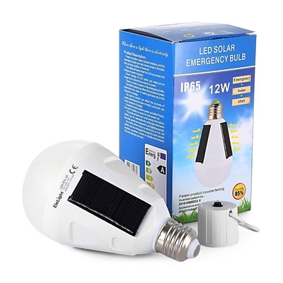 bombilla solar recargable solar IP65 de las luces de emergencia 1200mah