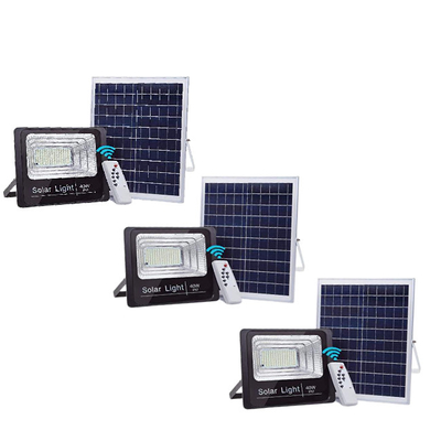 Luces de inundación solares impermeables del IP 67 brillantes estupendos LED para el camino 3,860 kilogramo 50w 25w 200 vatios