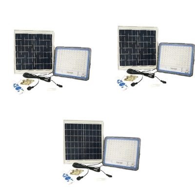 360LED 6500K 100 vatios prenda impermeable solar al aire libre IP67 del reflector de 200 vatios