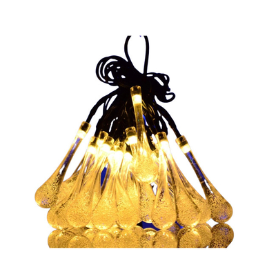 El múltiplo colorea la luz de hada solar del descenso del agua de las luces LED de la secuencia del LED 4.5V 24lm/w WX-SDD-003