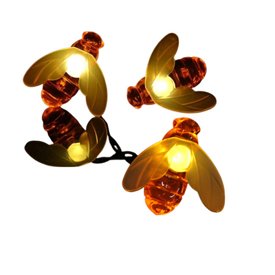 La Navidad con pilas Garland Light 20lm/w de la abeja de las luces solares lindas del jardín