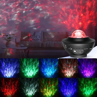 El sitio de proyector de luz de la noche del Galaxy Star de WINXU LED gira el proyector estrellado de la galaxia del cielo