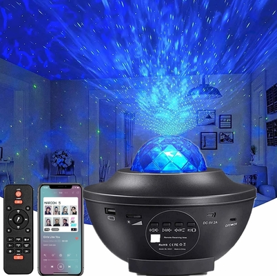 El sitio de proyector de luz de la noche del Galaxy Star de WINXU LED gira el proyector estrellado de la galaxia del cielo