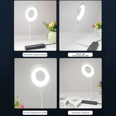 Lámparas de mesa ahorros de energía portátiles de la noche de la lámpara plegable del estudio de la protección ocular con el puerto de USB