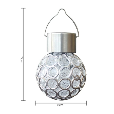 Linterna solar impermeable del LED que cuelga la luz al aire libre ligera de la atmósfera del patio del jardín