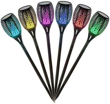 La antorcha solar de la llama del jardín al aire libre enciende antorchas accionadas solares de 96pcs LED LED