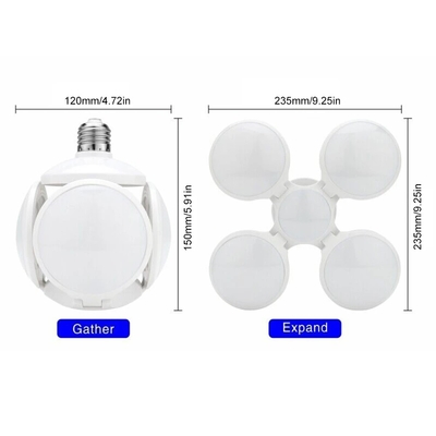 Lámpara deformable ajustable E27 40W del UFO del fútbol del LED para el estudio del dormitorio