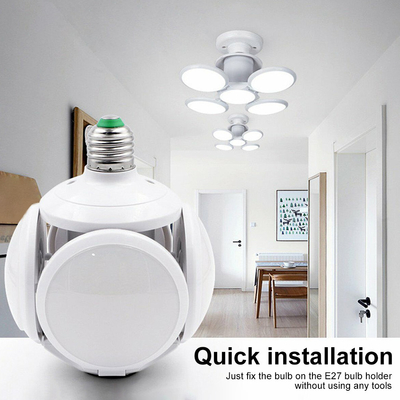 Lámpara deformable ajustable E27 40W del UFO del fútbol del LED para el estudio del dormitorio