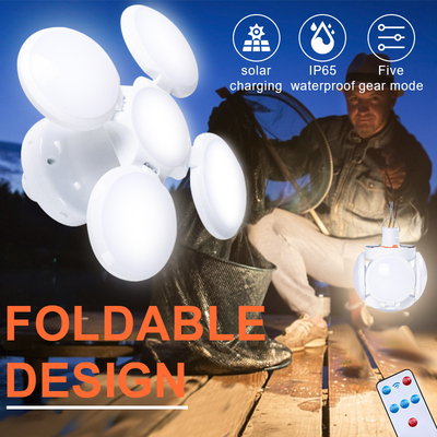 Luz plegable de la búsqueda de la carga de la lámpara USB del balón de fútbol del LED para acampar