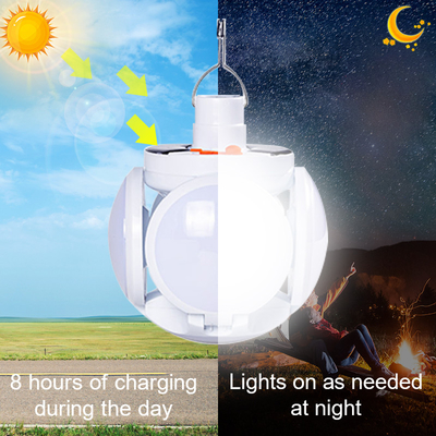Luz plegable de la búsqueda de la carga de la lámpara USB del balón de fútbol del LED para acampar