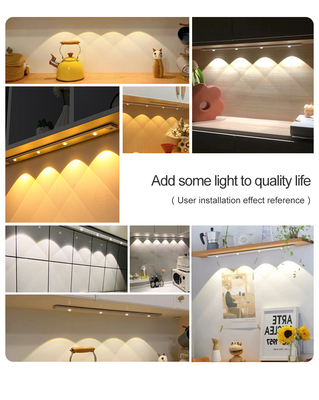 luz ultra fina USB inalámbrico de los 20cm los 30cm los 40cm los 60cm LED recargable