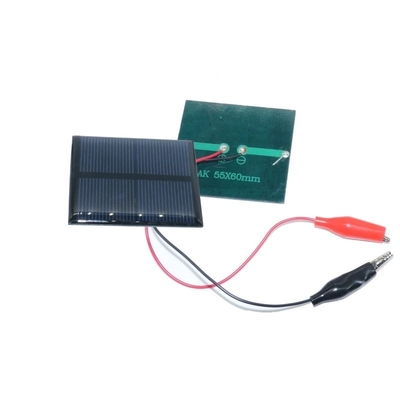 Batería de epoxy del banco del poder de la luz del sol de Mini Solar Panel Charger 1w 2w 3W 4w 5v 6v 7v