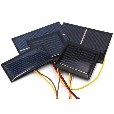 Batería de epoxy del banco del poder de la luz del sol de Mini Solar Panel Charger 1w 2w 3W 4w 5v 6v 7v