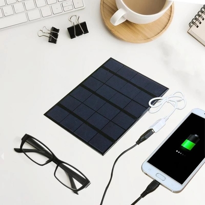 Sistema Solar solar del cargador DIY del panel de la polisilicona para el banco del poder del teléfono