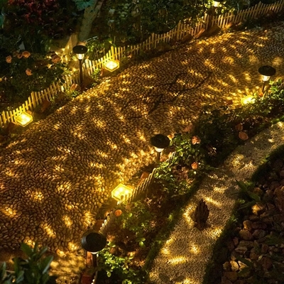 El jardín solar de la trayectoria al aire libre LED del patio enciende prenda impermeable decorativa