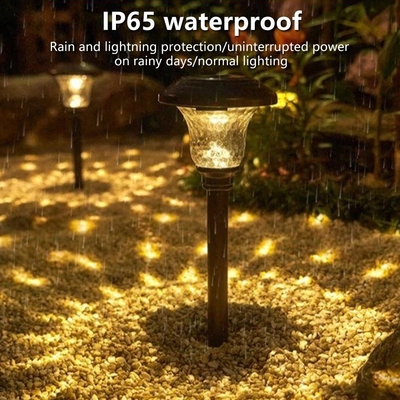 El jardín solar de la trayectoria al aire libre LED del patio enciende prenda impermeable decorativa