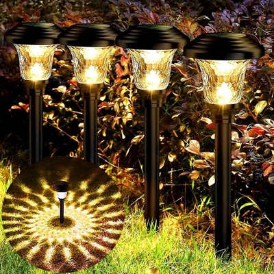 El jardín solar de la trayectoria al aire libre LED del patio enciende prenda impermeable decorativa