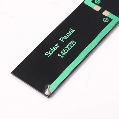 cargador portátil al aire libre del panel solar de 0.5W 2.5V 145*28m m para el banco del poder