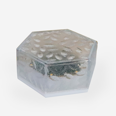 El ladrillo impermeable al aire libre solar del hielo enciende luces LED solares enterradas hexagonales decorativas de la trayectoria del césped del patio de las luces